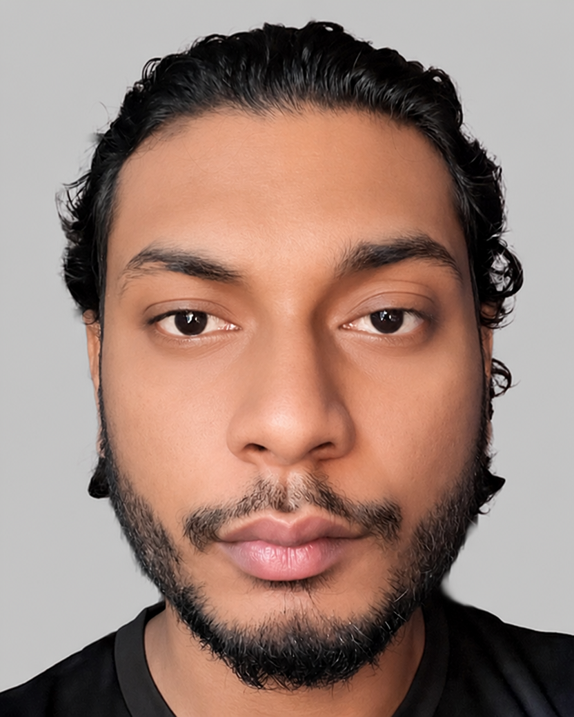 AI enhanced portrait preview